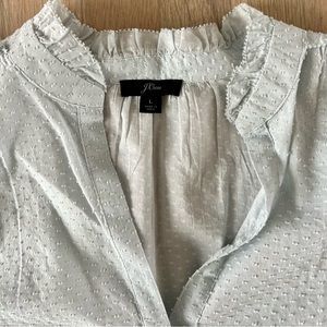 J crew large clip dot top